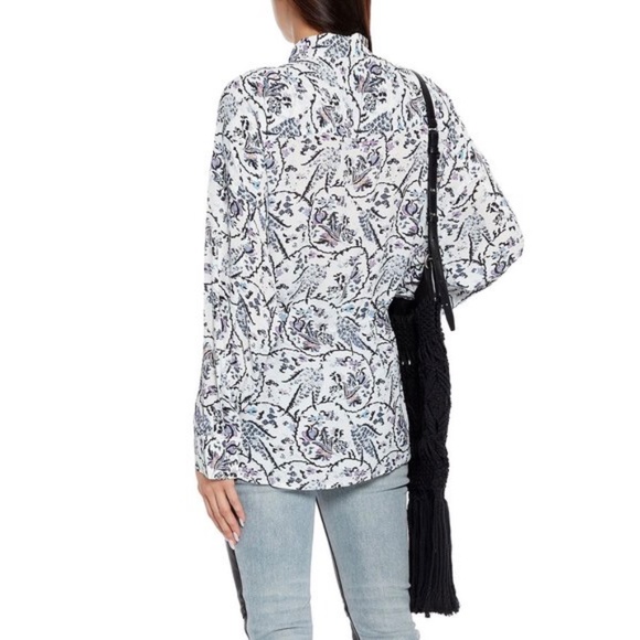 Iro Woman Jacto Printed Crepe Shirt size 2 - Picture 2 of 7